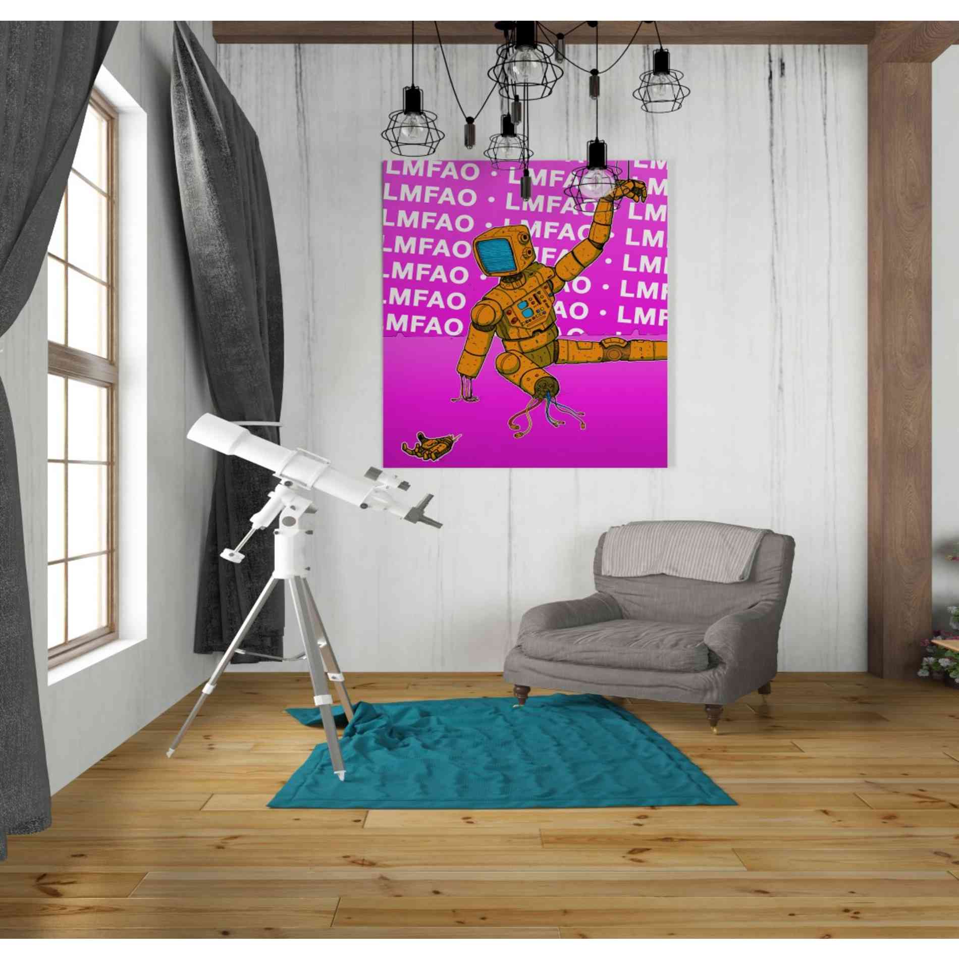 'Lmfao' Craig Snodgrass, Canvas Wall Art,26 x 30