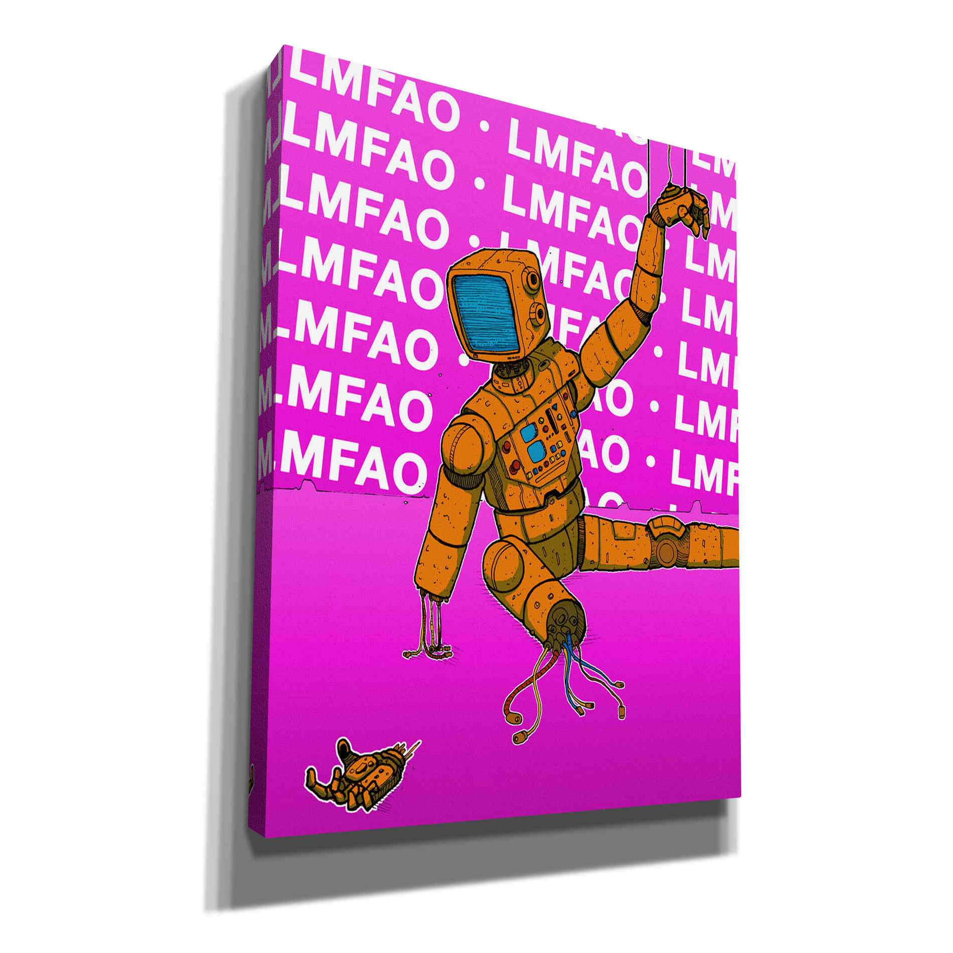 'Lmfao' Craig Snodgrass, Canvas Wall Art,Size C Portrait