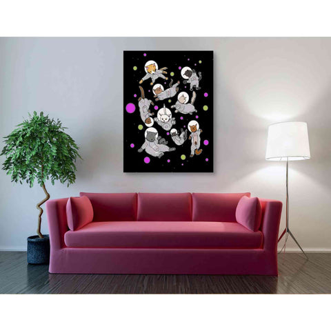 Image of 'Space Cats' Craig Snodgrass, Canvas Wall Art,40 x 54
