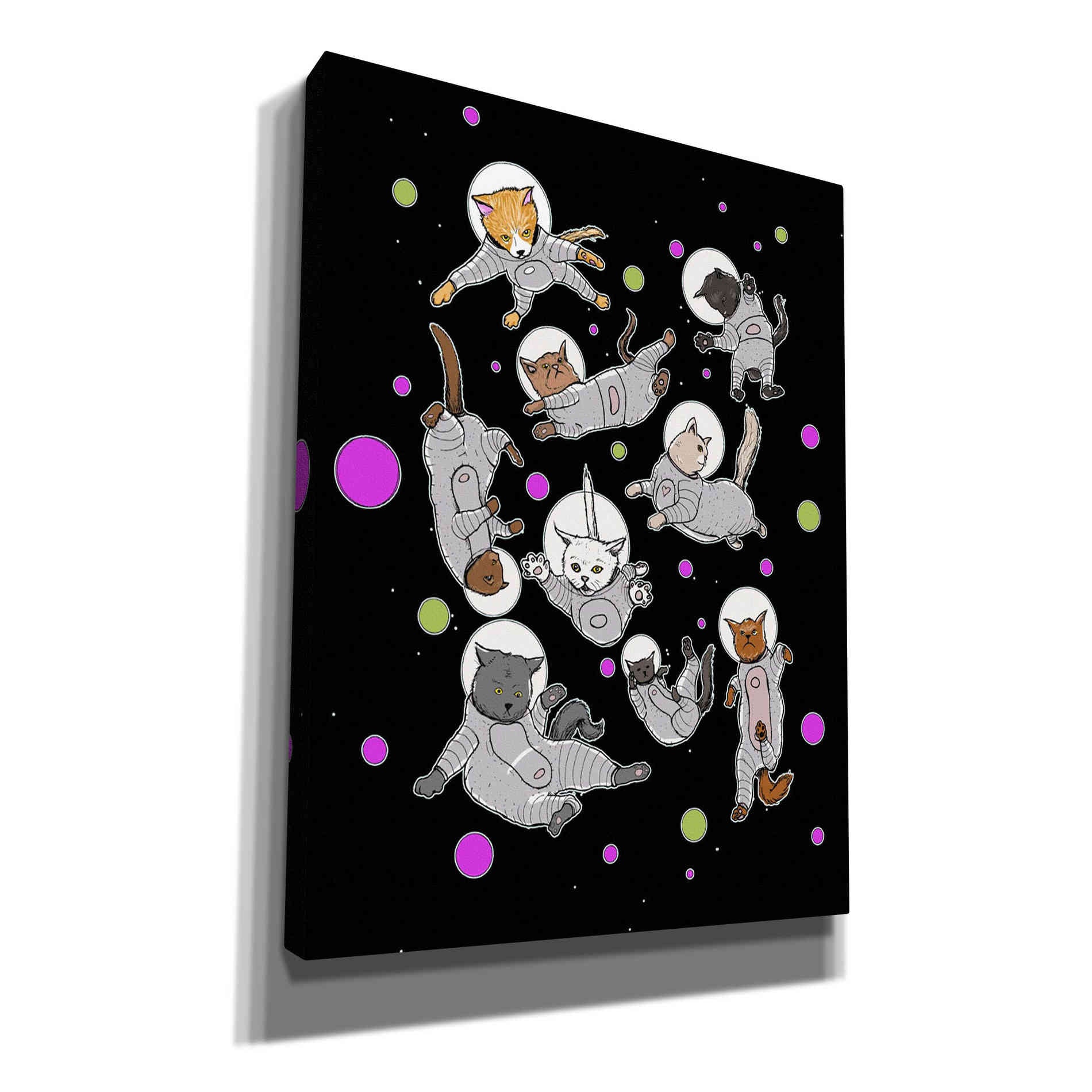 'Space Cats' Craig Snodgrass, Canvas Wall Art,Size C Portrait