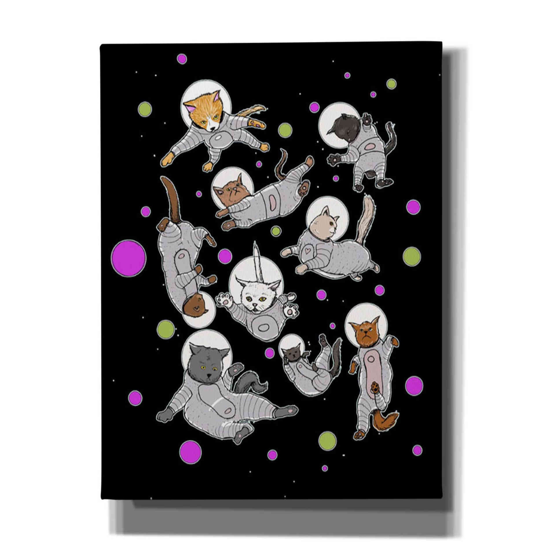 'Space Cats' Craig Snodgrass, Canvas Wall Art,Size C Portrait