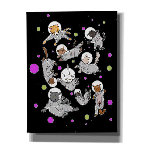 Image of 'Space Cats' Craig Snodgrass, Canvas Wall Art,Size C Portrait