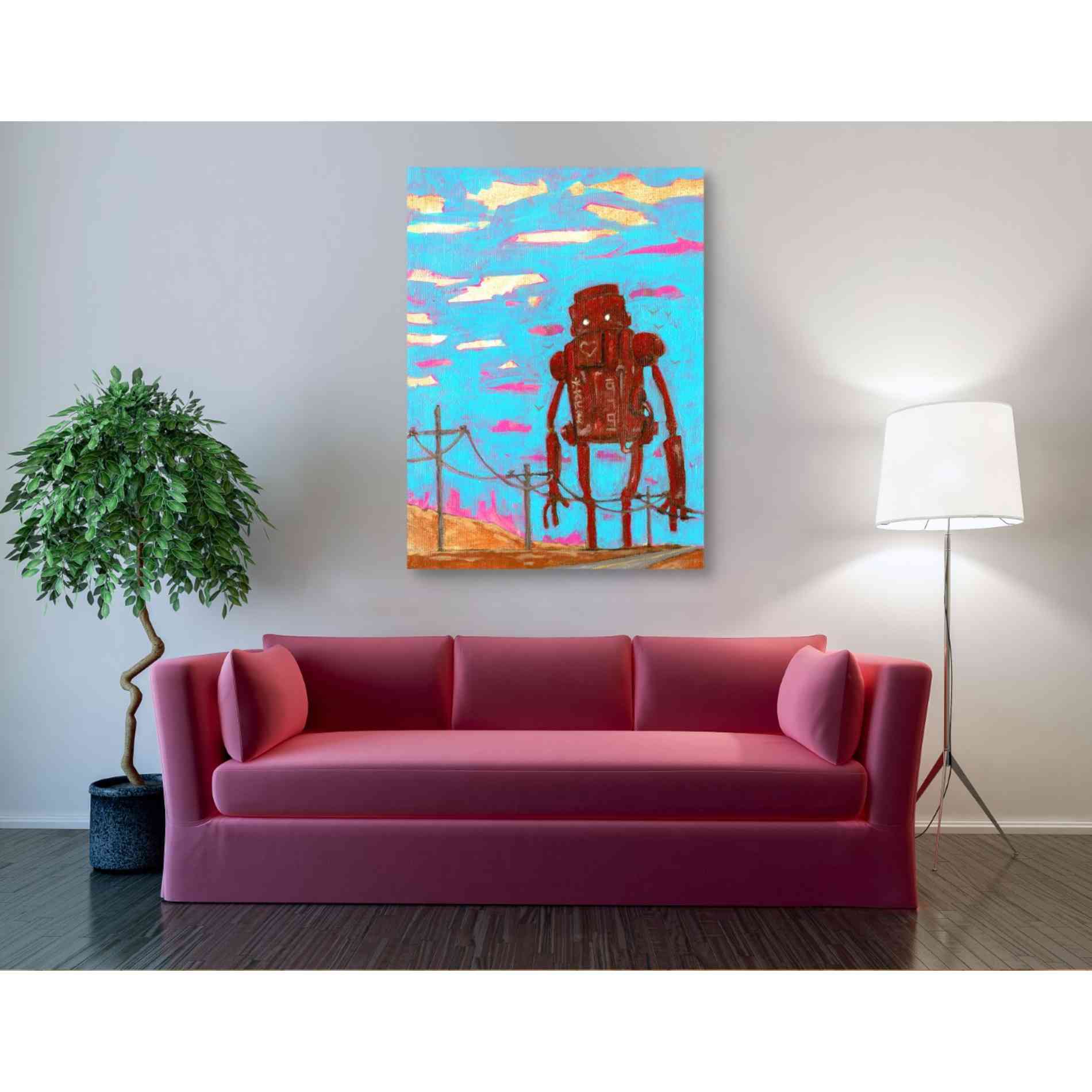 'Zapow Art II' Craig Snodgrass, Canvas Wall Art,40 x 54