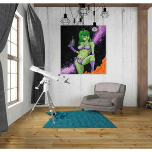 'Green Space Girl' Craig Snodgrass, Canvas Wall Art,26 x 30
