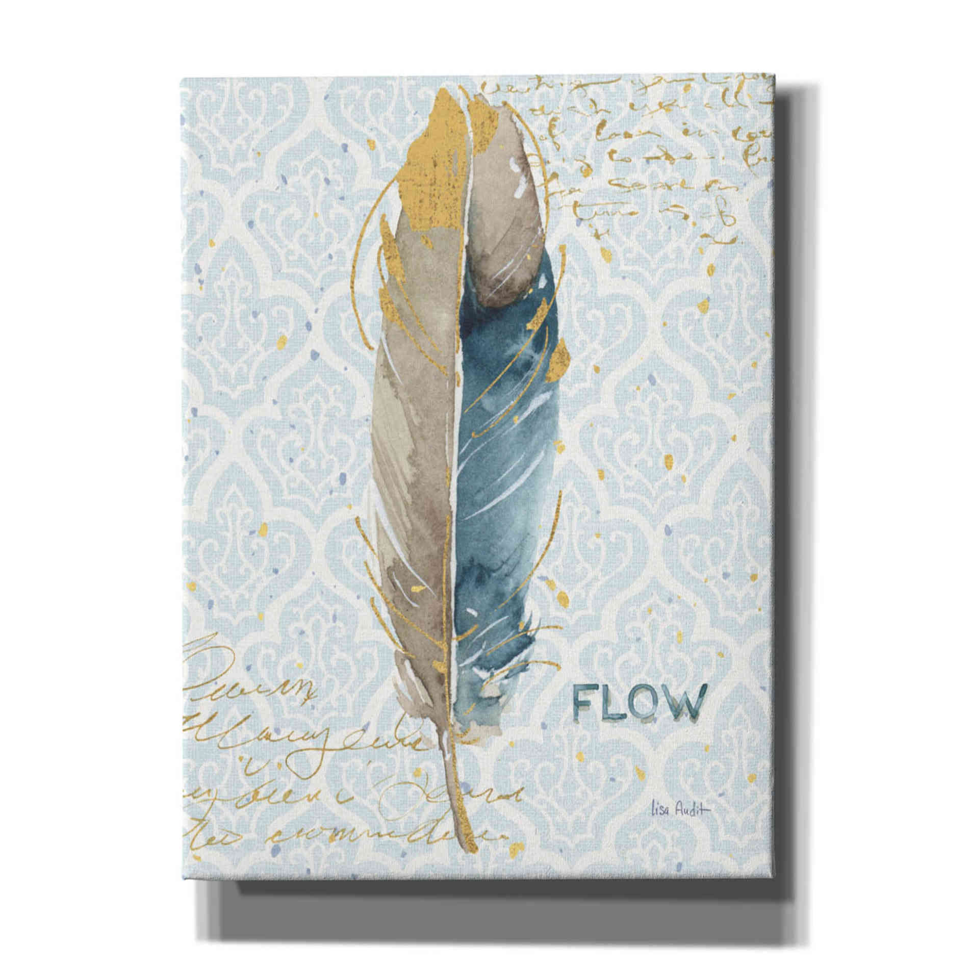 'Indigold XXI' by Lisa Audit, Canvas Wall Art