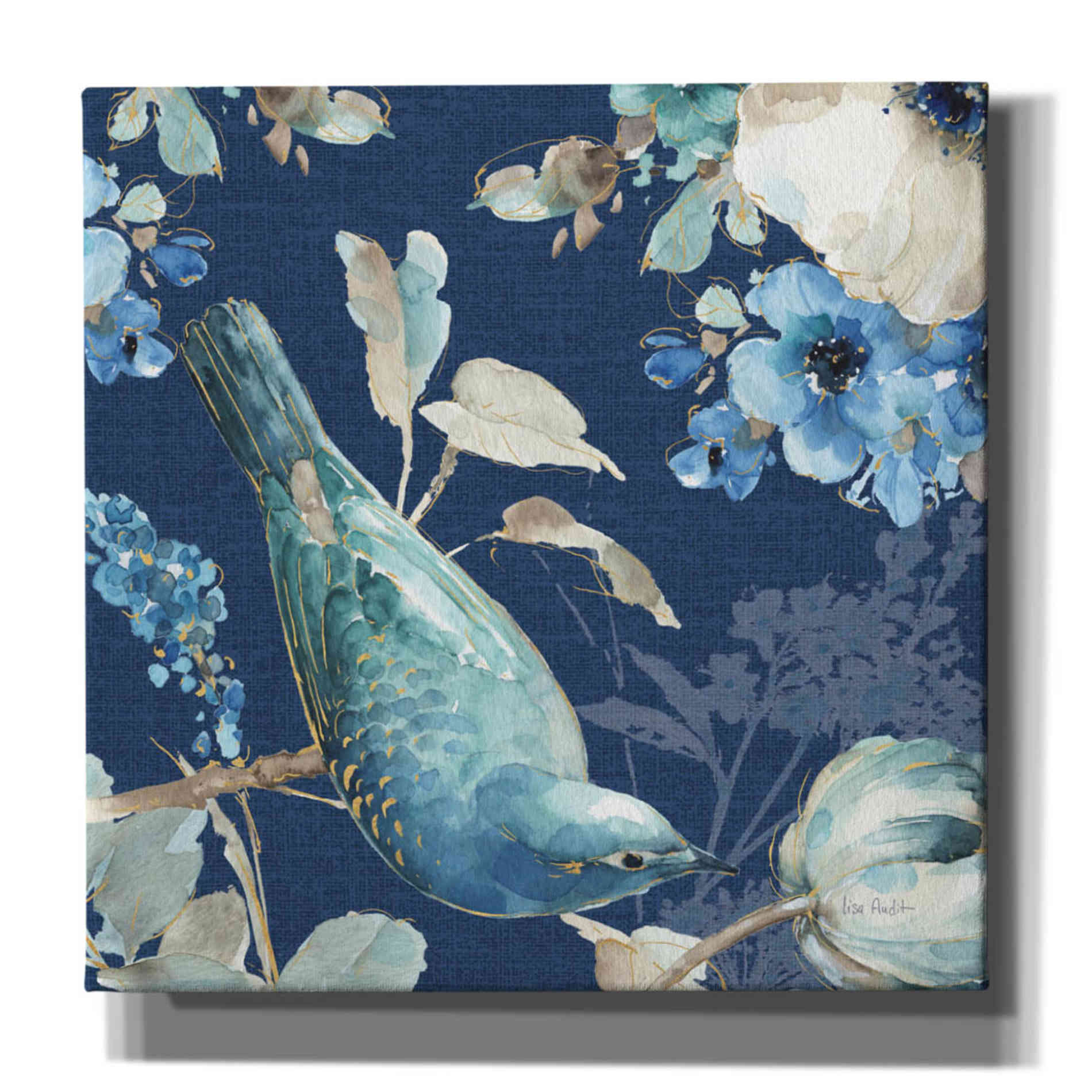 'Indigold XXIV' by Lisa Audit, Canvas Wall Art