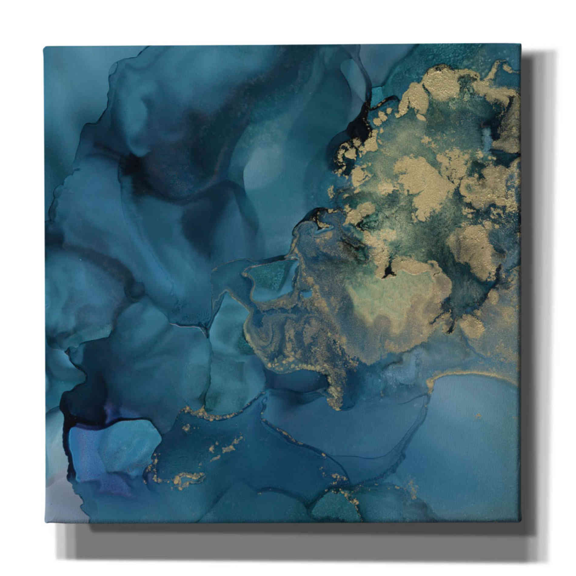 'Aquamarine Drift II' by Victoria Borges, Canvas Wall Art