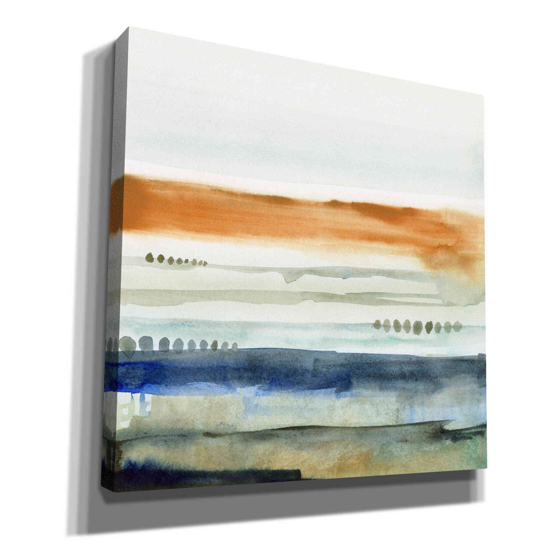 'Sunwashed Strata I' by Victoria Borges, Canvas Wall Art