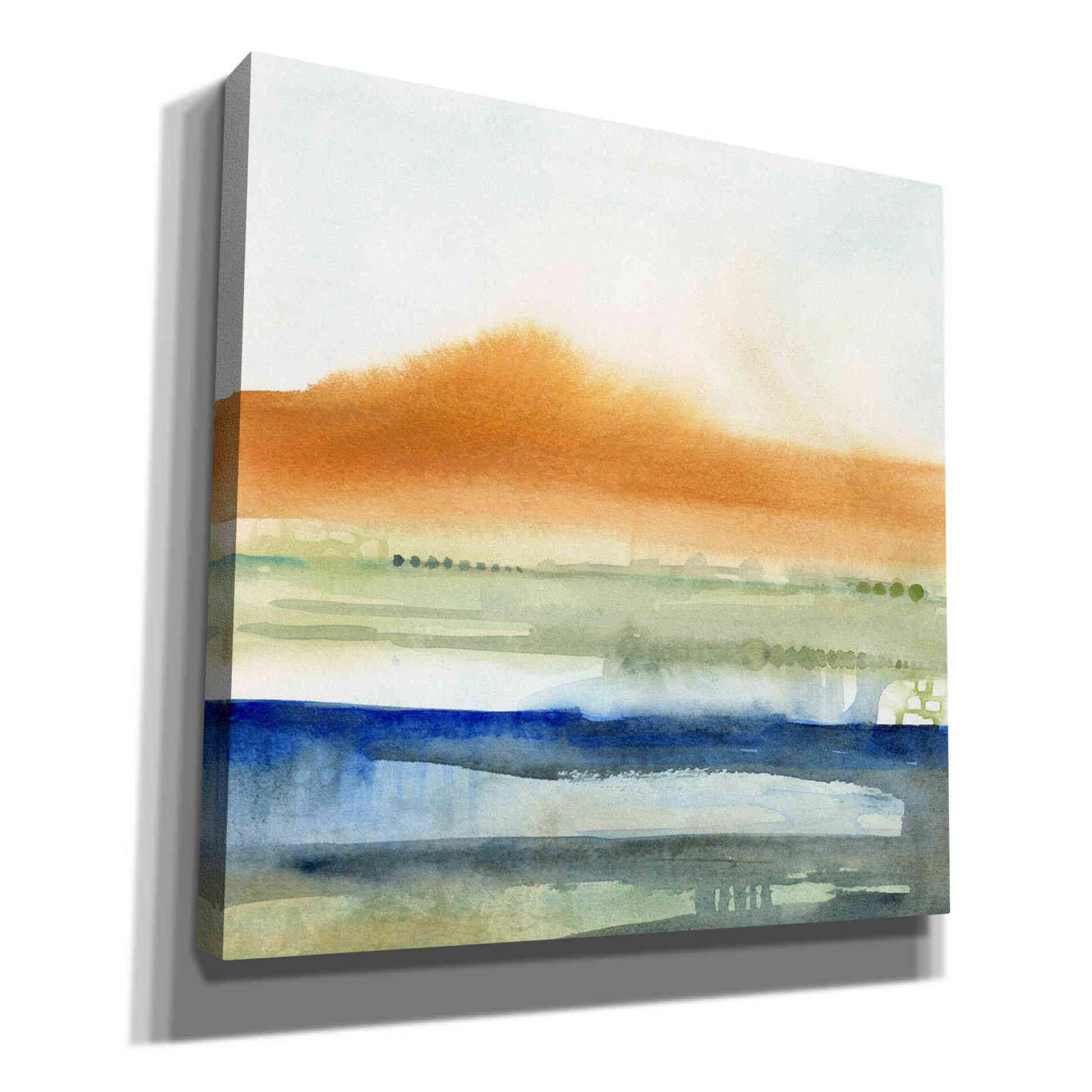 'Sunwashed Strata II' by Victoria Borges, Canvas Wall Art
