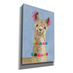 'Adorned Llama III' by Victoria Borges, Canvas Wall Art