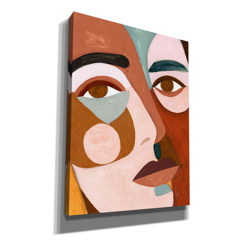 Image of 'Geo Face III' by Victoria Borges, Canvas Wall Art