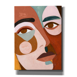 'Geo Face III' by Victoria Borges, Canvas Wall Art