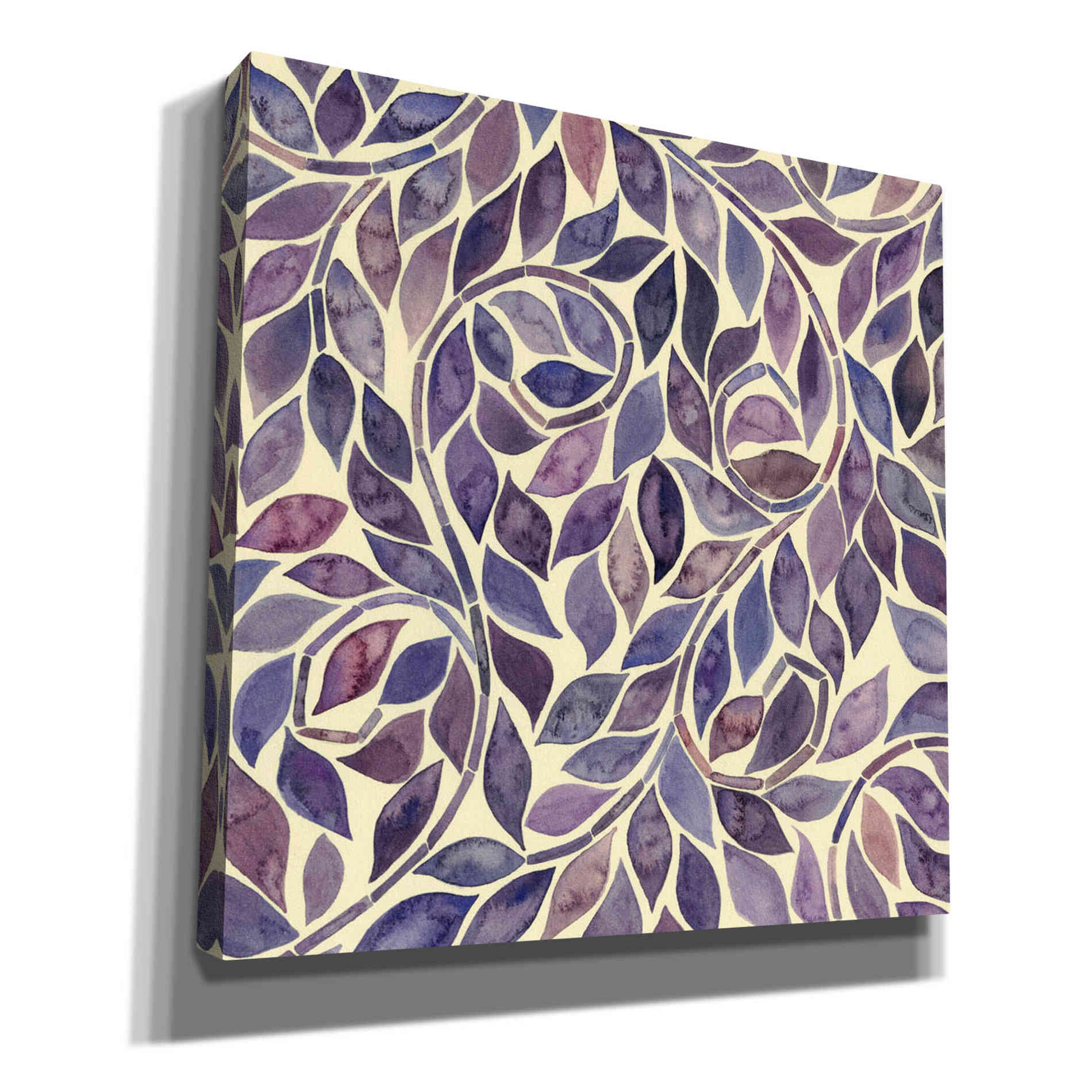 'Amethyst Swirls IV' by Grace Popp, Canvas Wall Glass