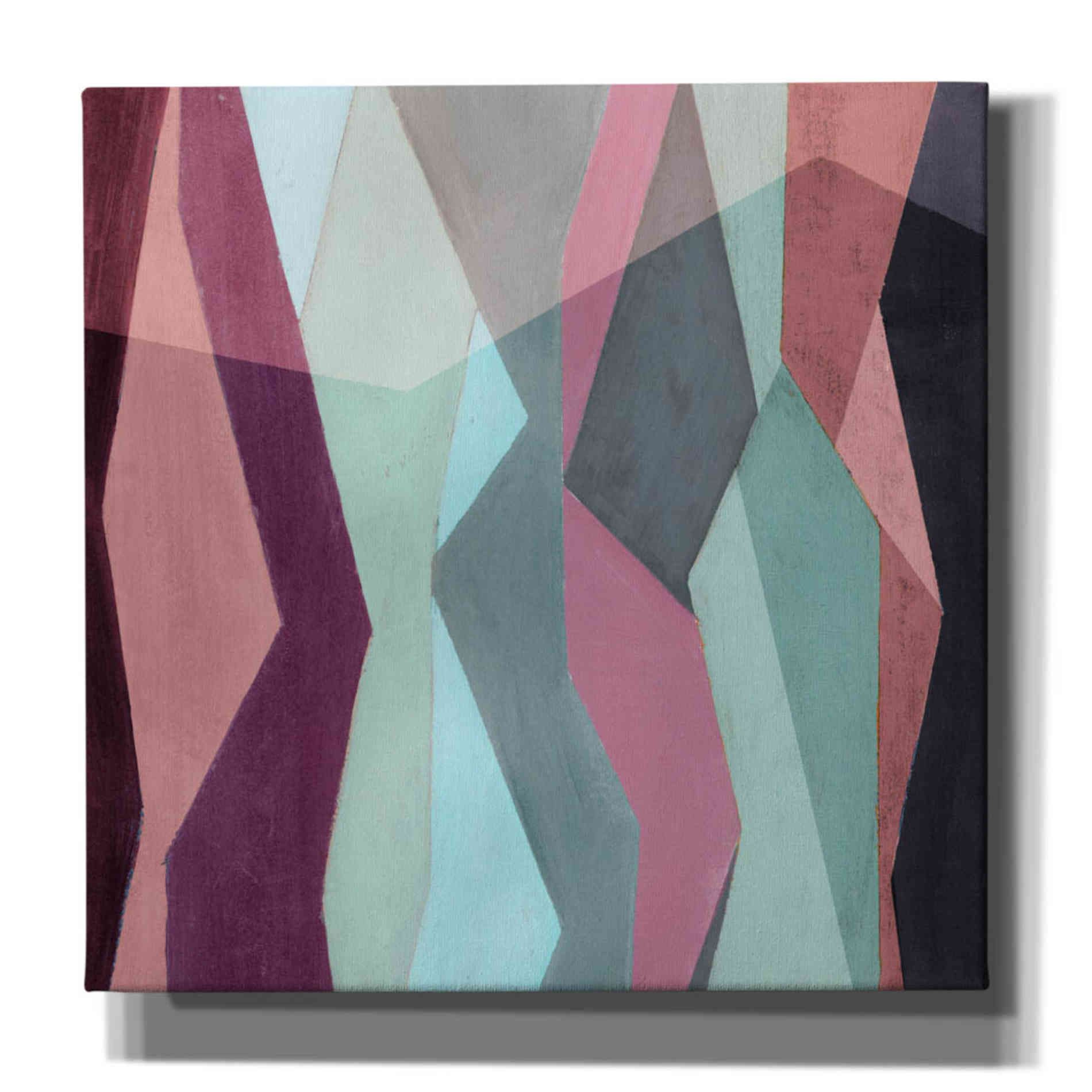 'Color Block Pattern IV' by Grace Popp, Canvas Wall Glass