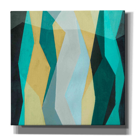 Image of 'Color Block Pattern II' by Grace Popp, Canvas Wall Glass
