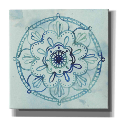 Image of 'Watercolor Mandala IV' by Grace Popp, Canvas Wall Glass