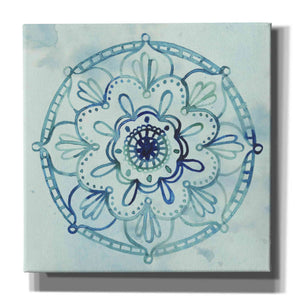 'Watercolor Mandala IV' by Grace Popp, Canvas Wall Glass