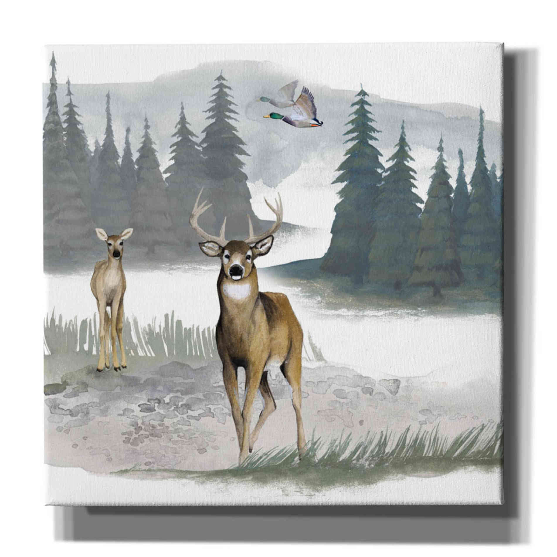 'Lodge Landscape II' by Grace Popp, Canvas Wall Glass