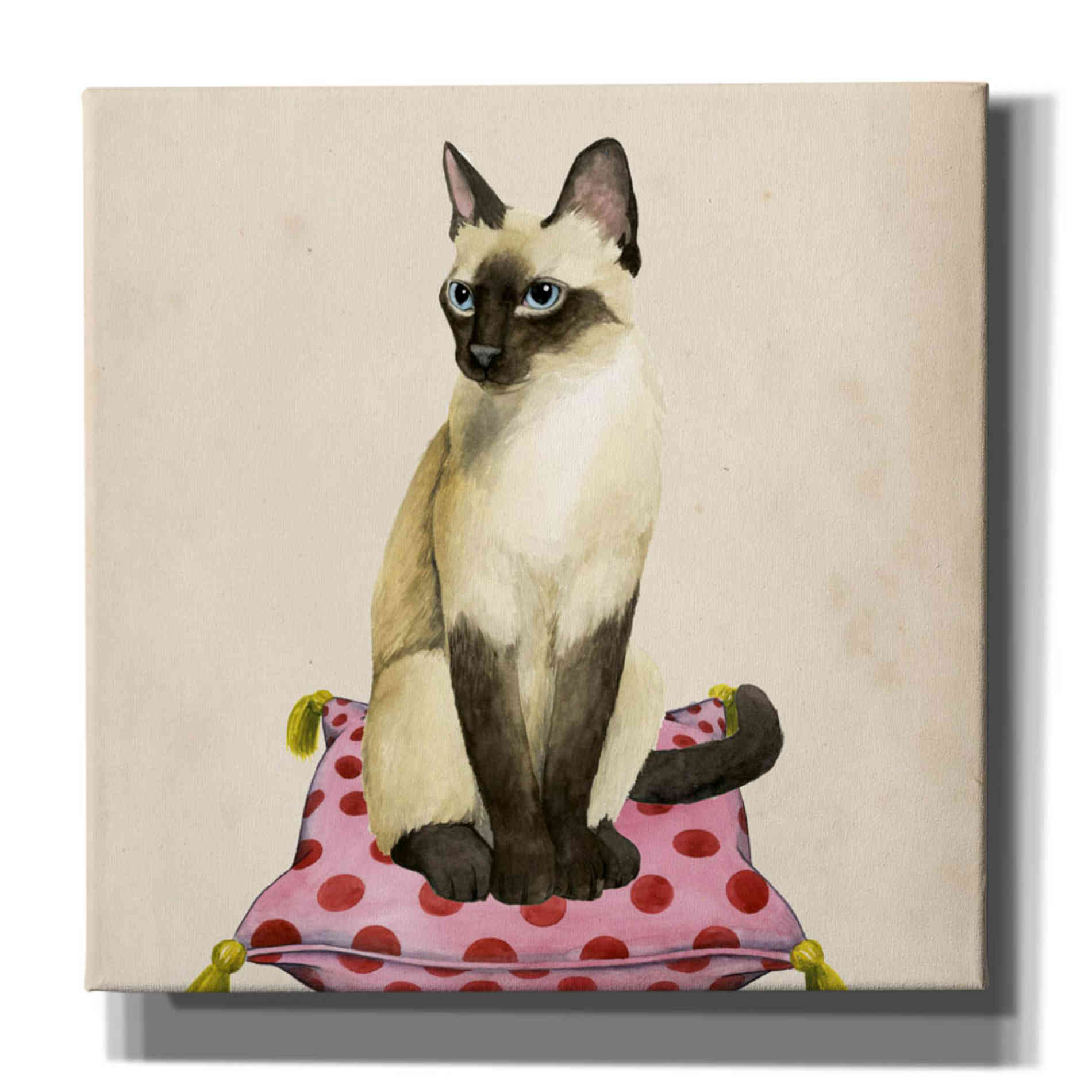 'Lady Cat II' by Grace Popp, Canvas Wall Glass