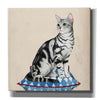 'Lady Cat I' by Grace Popp, Canvas Wall Glass