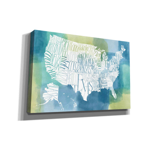 'Patchwork USA' by Grace Popp, Canvas Wall Glass