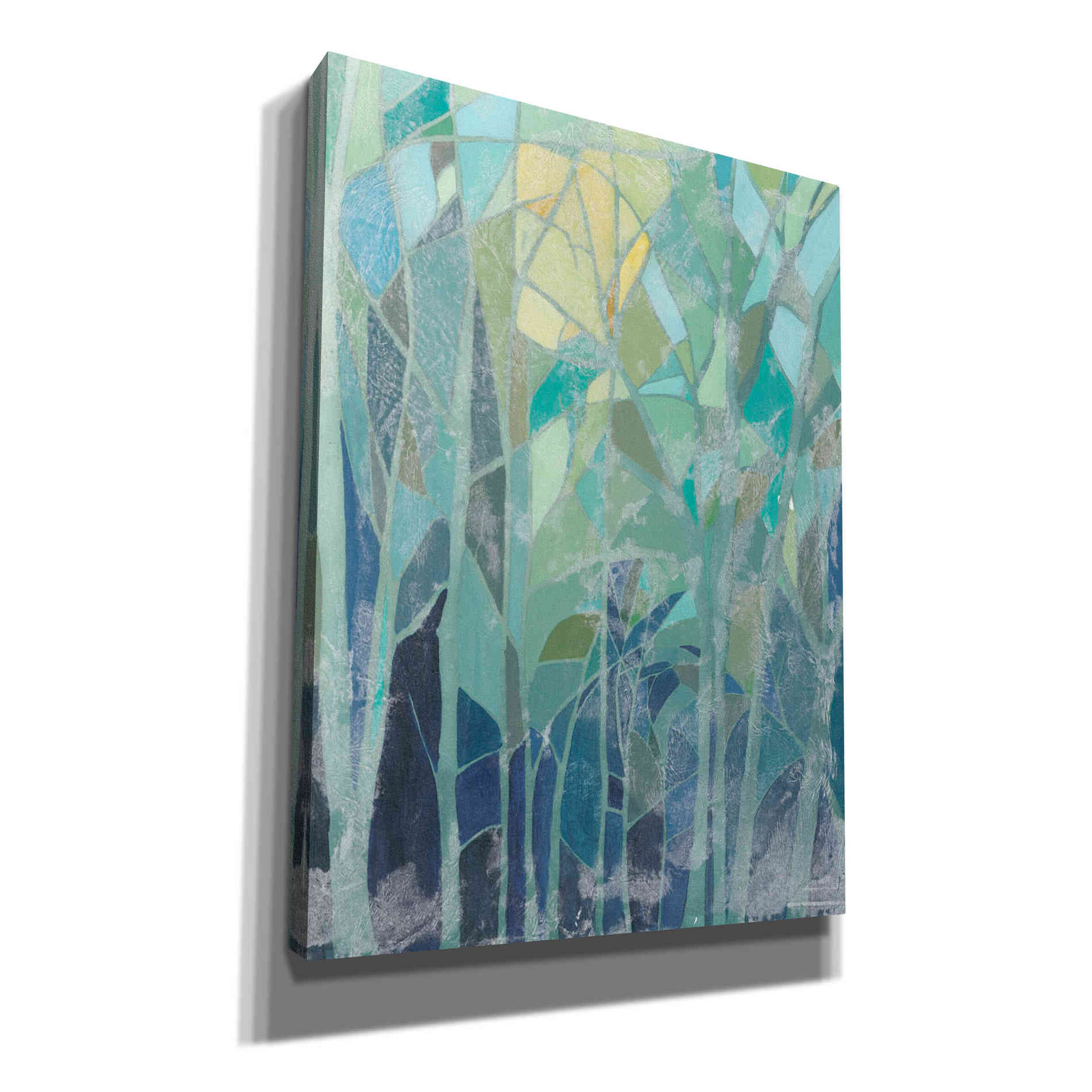 'Stained Glass Forest II' by Grace Popp, Canvas Wall Glass