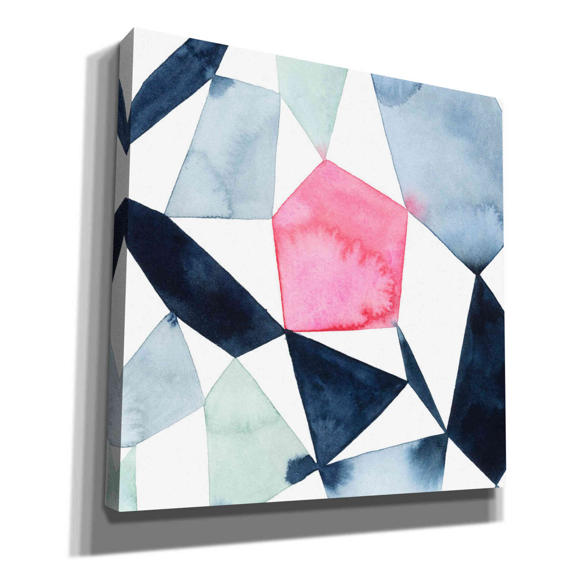 'Geo Gems IV' by Grace Popp, Canvas Wall Glass