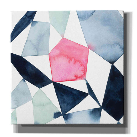 Image of 'Geo Gems IV' by Grace Popp, Canvas Wall Glass