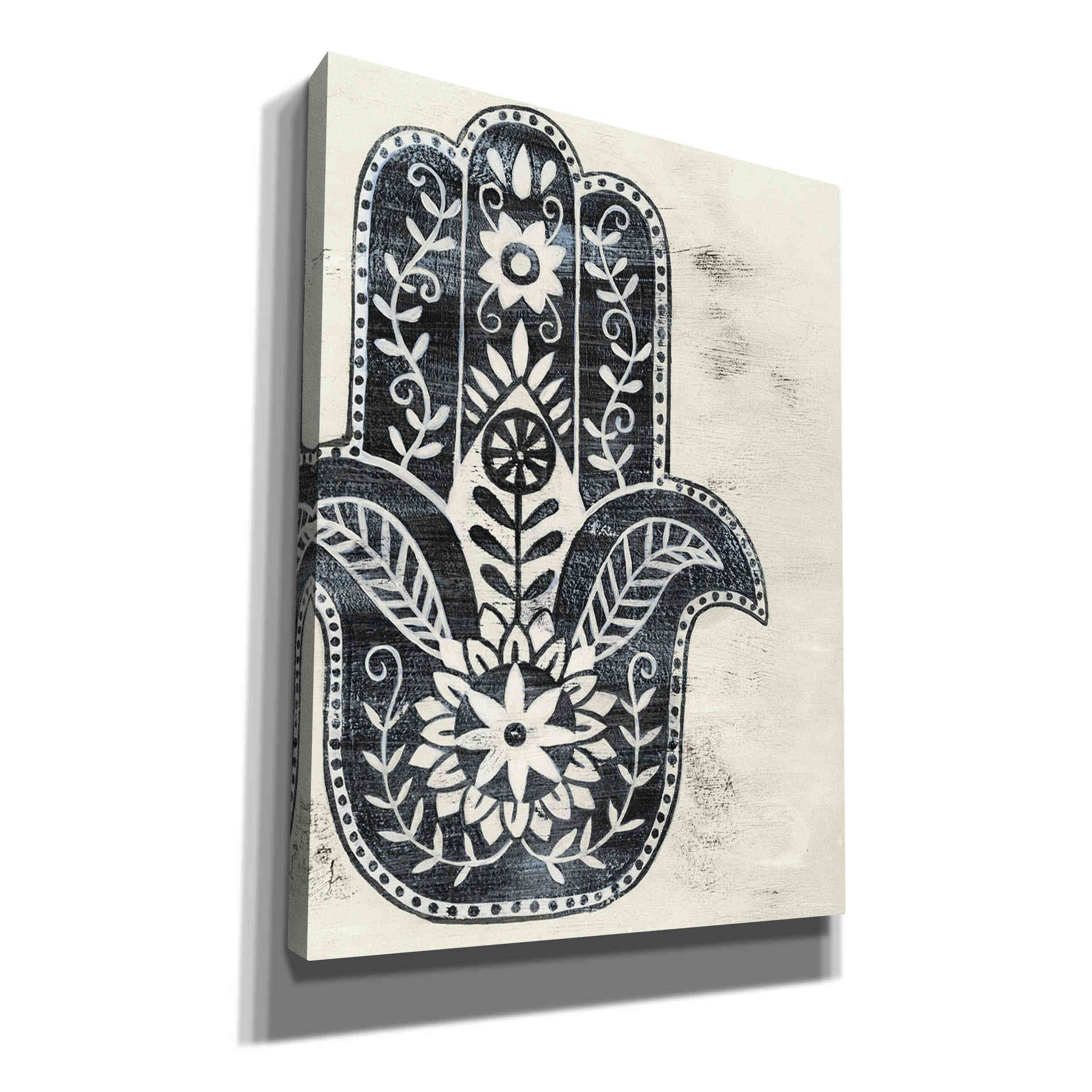 'Day Hamsa I' by Grace Popp, Canvas Wall Glass