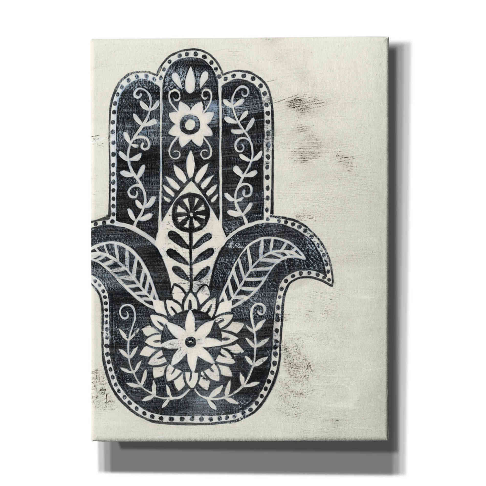 'Day Hamsa I' by Grace Popp, Canvas Wall Glass