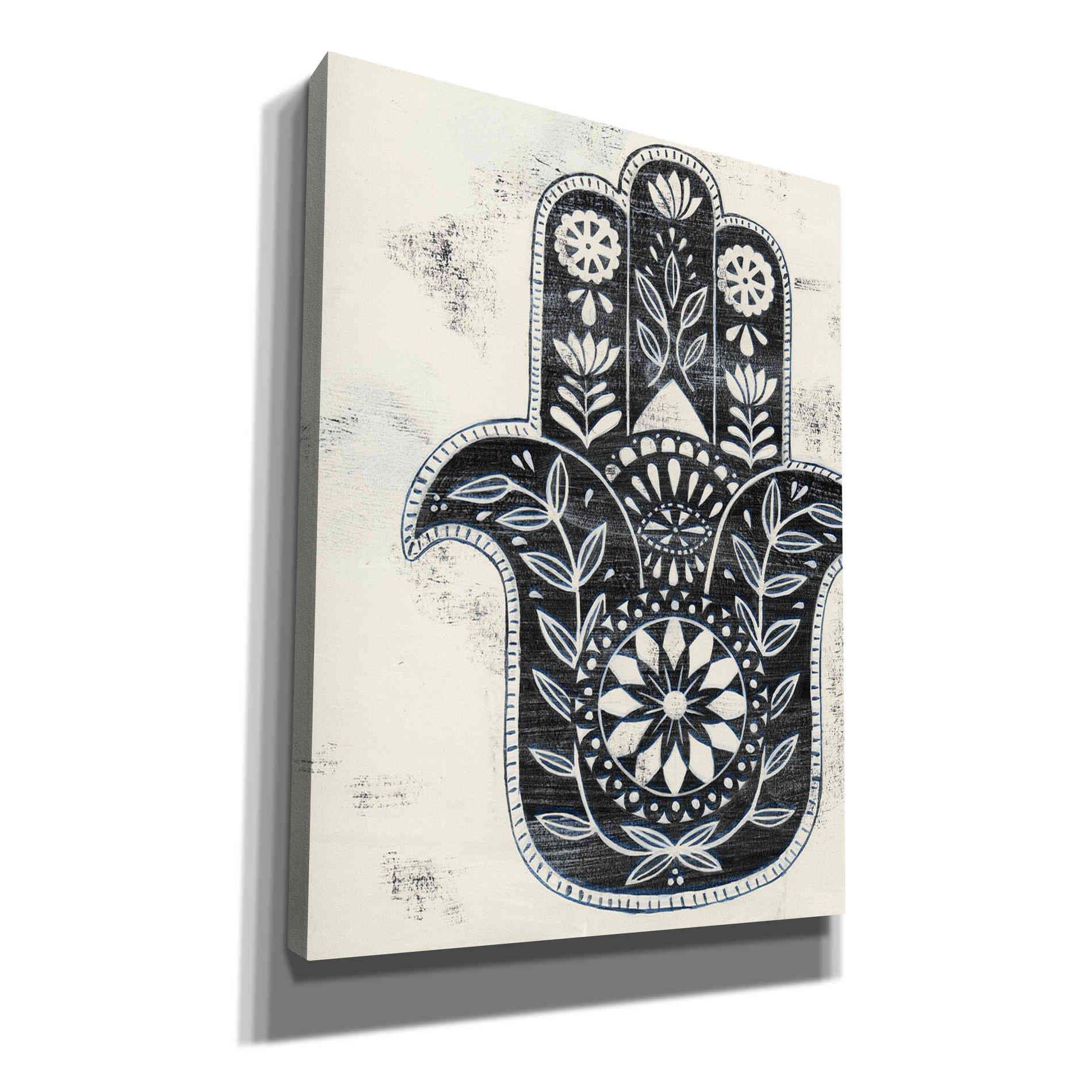 'Day Hamsa II' by Grace Popp, Canvas Wall Glass