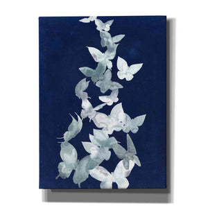 'Indigo Butterfly Falls II' by Grace Popp, Canvas Wall Glass