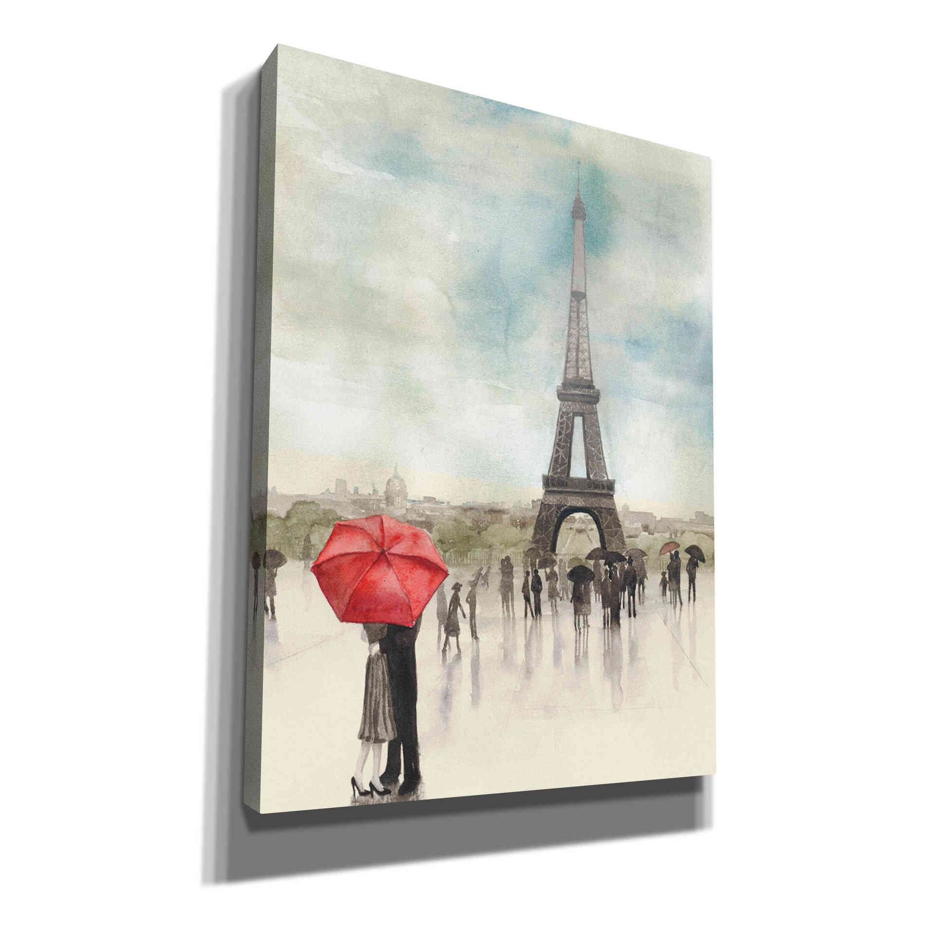 'Rainy Day Lovers I' by Grace Popp, Canvas Wall Glass