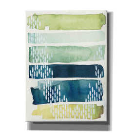 'Aqua Streak II' by Grace Popp, Canvas Wall Glass