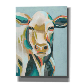 'Colorful Cows III' by Grace Popp, Canvas Wall Glass