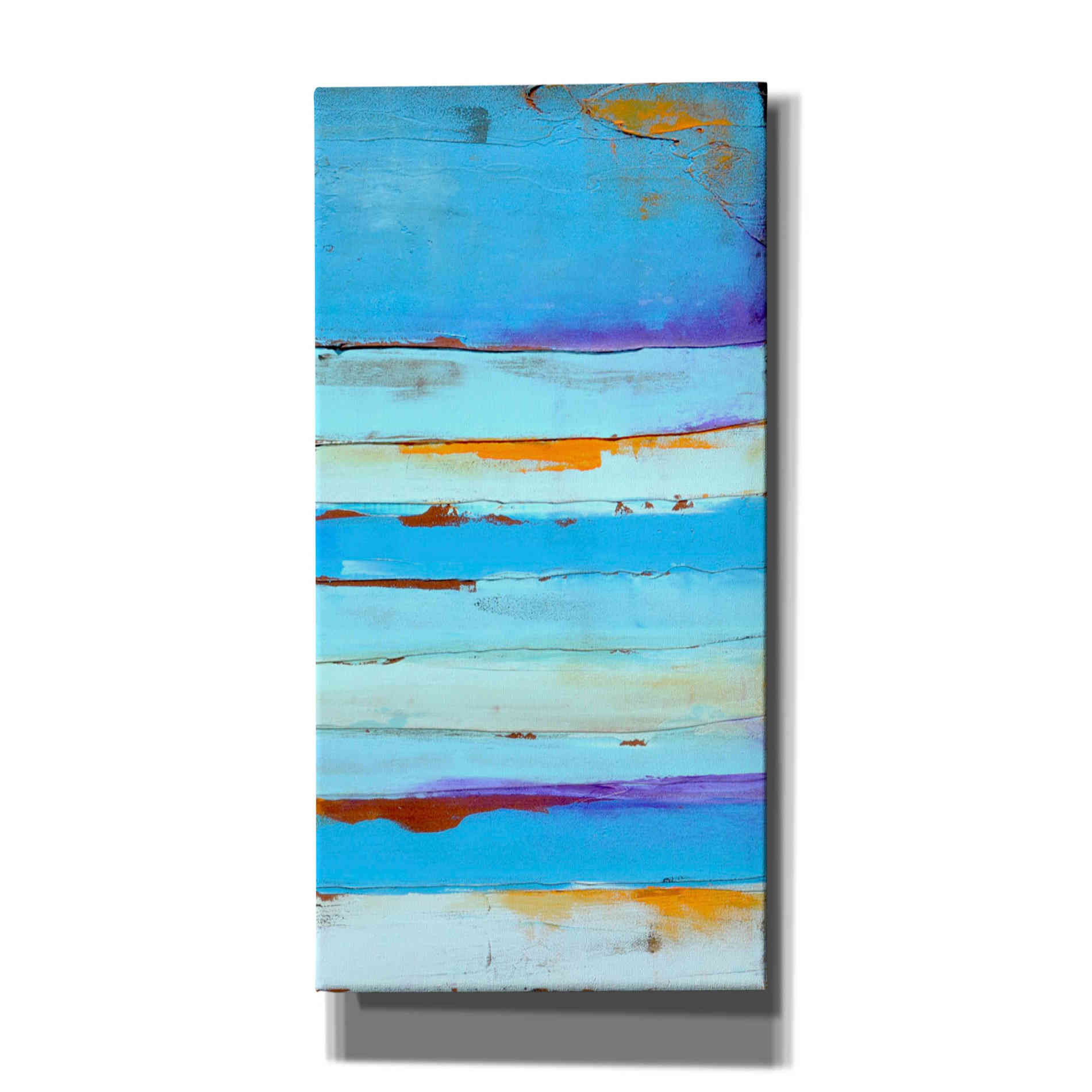 'Blue Jam II' by Erin Ashley, Canvas Wall Art