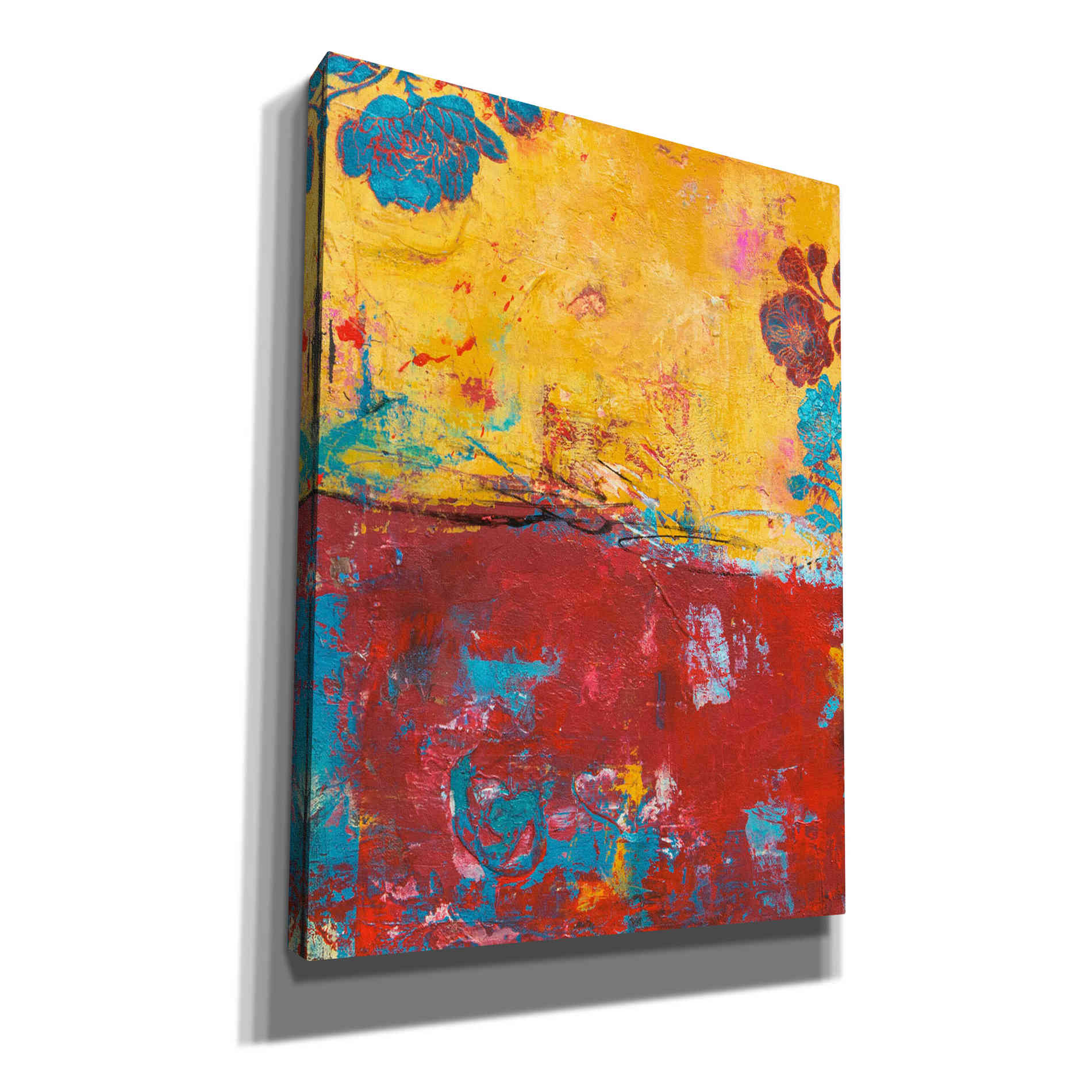 'Mexican Rose' by Erin Ashley, Canvas Wall Art