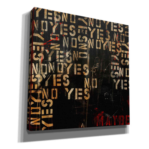 Image of 'Yes, No, Maybe' by Erin Ashley, Canvas Wall Art