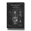 'Electric Lights Blueprint Patent Chalkboard,' Canvas Wall Art