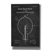 'Incandescent Lightbulb Blueprint Patent Chalkboard,' Canvas Wall Art