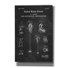 'Parking Meter Blueprint Patent Chalkboard,' Canvas Wall Art