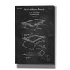 'Trampoline Blueprint Patent Chalkboard,' Canvas Wall Art