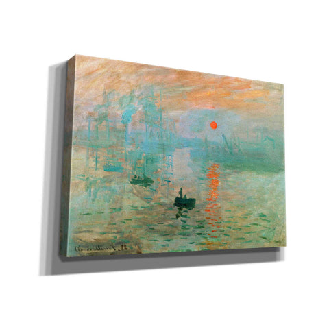 Image of 'Impression, Sunrise' by Claude Monet, Canvas Wall Art