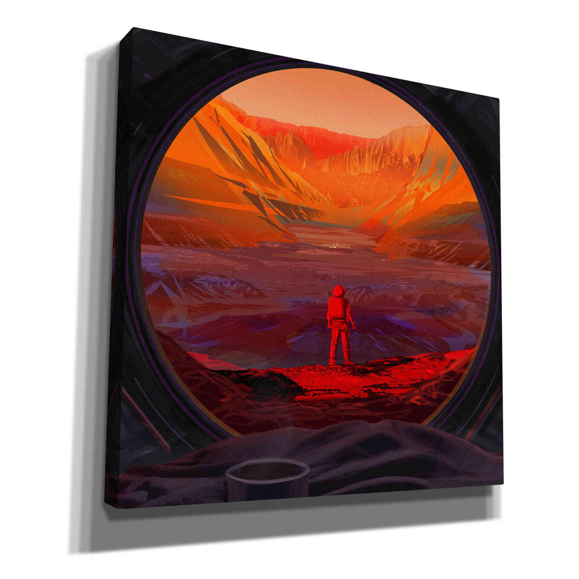 'On Mars,' Canvas Wall Art