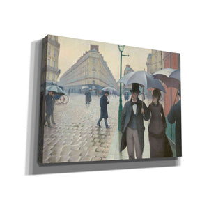 'Paris Street; Rainy Day' by Gustave Caillebotte, Canvas Wall Art