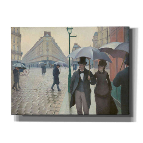 Image of 'Paris Street; Rainy Day' by Gustave Caillebotte, Canvas Wall Art