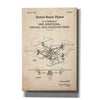 'Drone Blueprint Patent Parchment,' Canvas Wall Art
