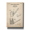 'Smoking Pipe Blueprint Patent Parchment,' Canvas Wall Art