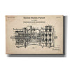 'Transmission Blueprint Patent Parchment,' Canvas Wall Art