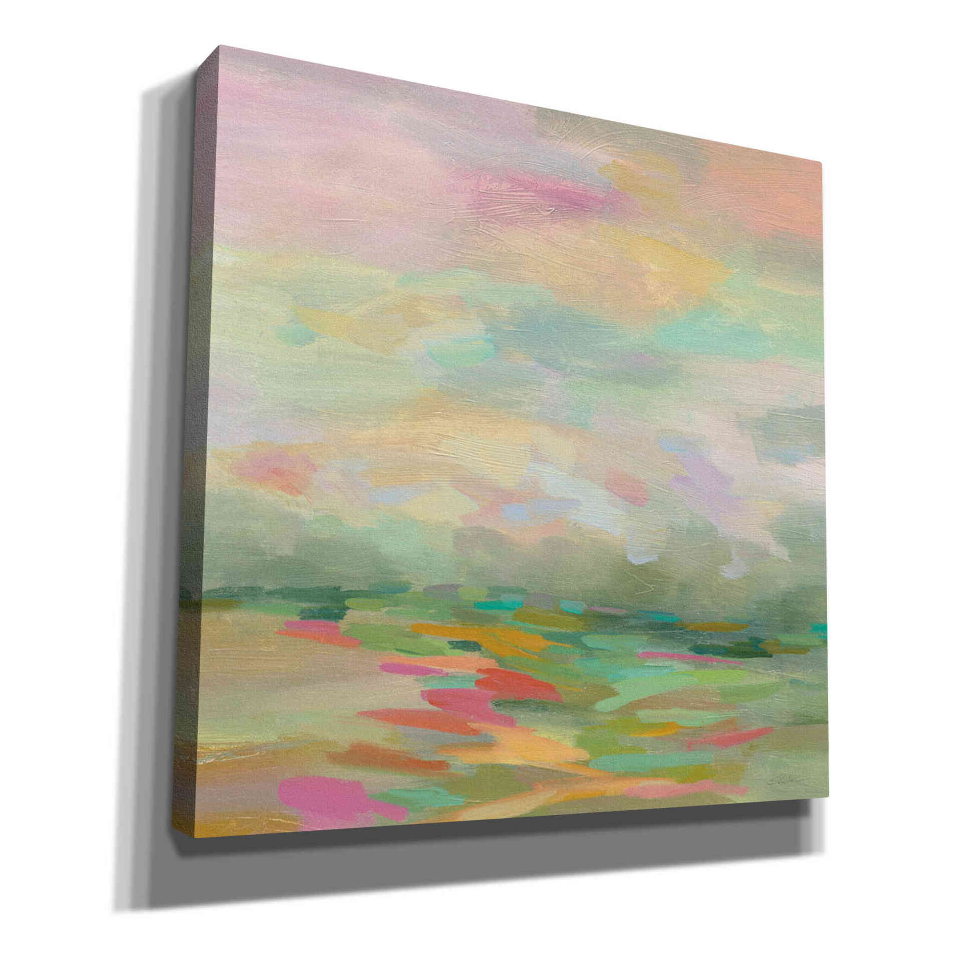 'Pastel Fields' by Silvia Vassileva, Canvas Wall Art